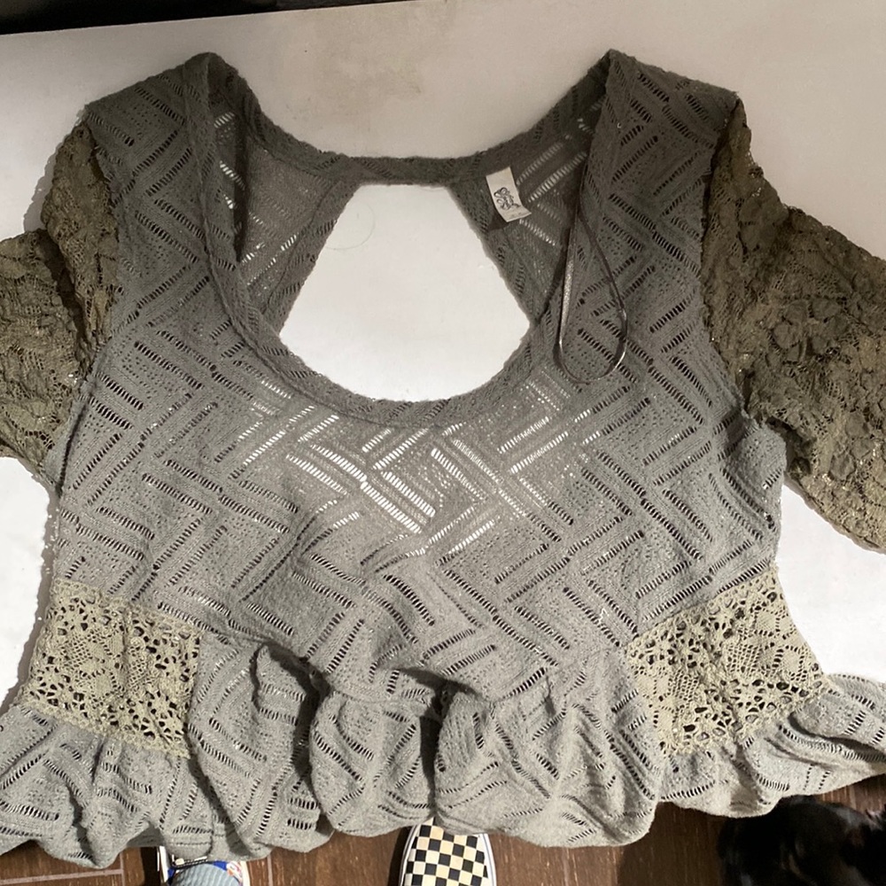 Free people baby doll blouse